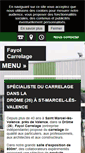 Mobile Screenshot of fayol-carrelage.fr